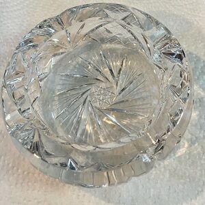 Crystal ashtray